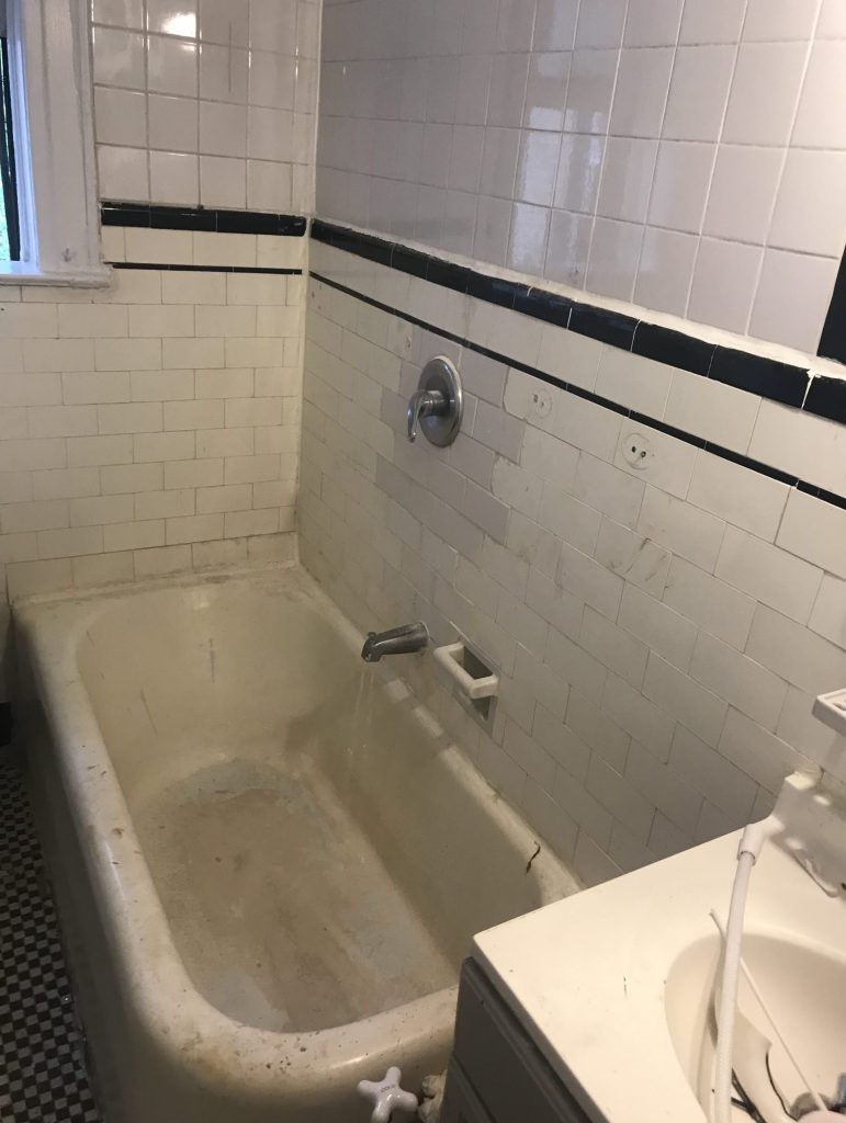 Bathtub before Bathtub before
