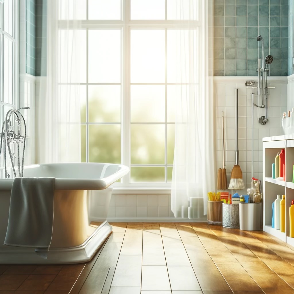 DIY tips to clean bathroom