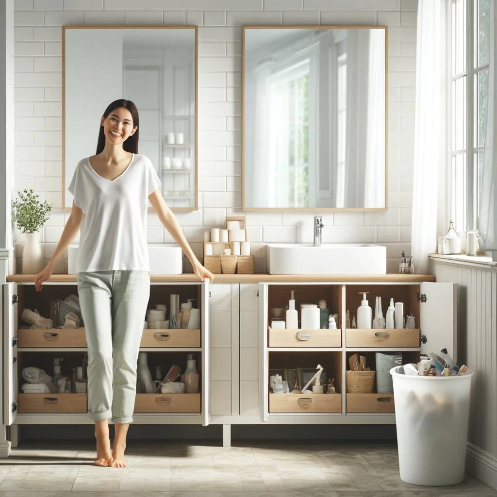bathroom organization