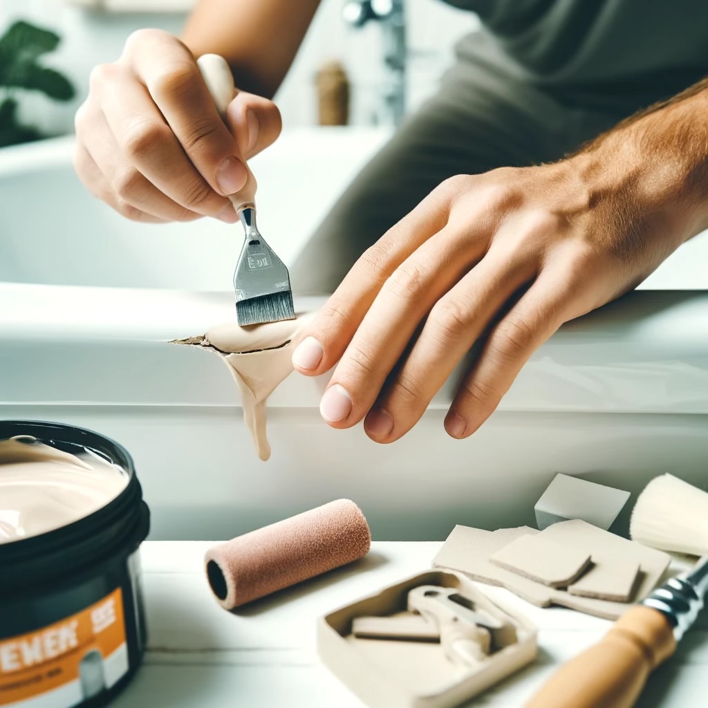 DIY tips to repair bathtub